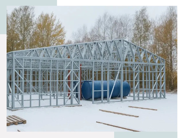 Металлические ангары в Прокопьевске