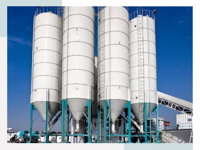 Строительство цементных силосов в Прокопьевске