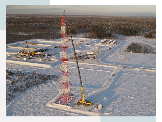 Мачты связи в Прокопьевске