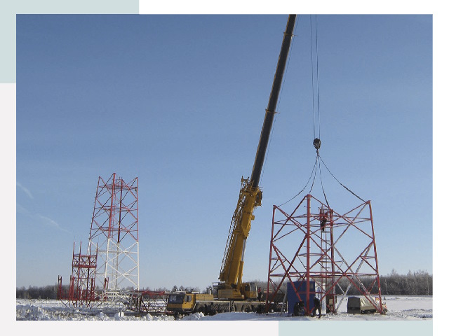 Монтаж вышек связи в Прокопьевске