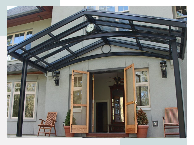 Козырьки металлические в Прокопьевске