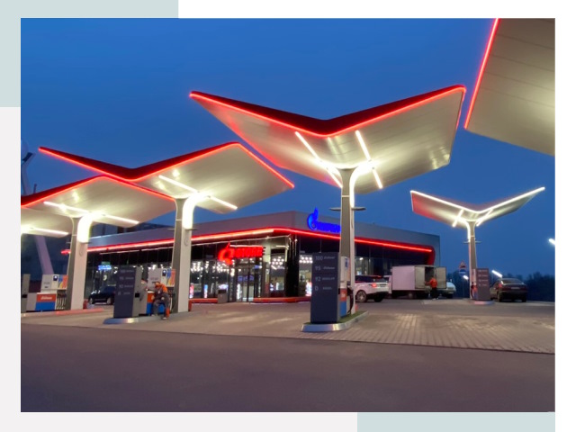 Навесы для АЗС в Прокопьевске