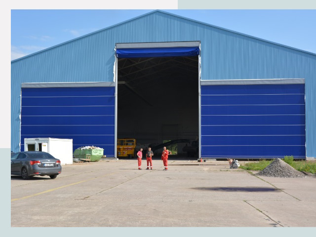 Ангарные ворота в Прокопьевск от СтальСтрой-Прк по цене 620 руб.