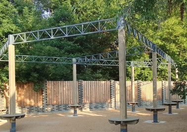 Терраса из металлоконструкций под ключ, проектирование, изготовление и монтаж от СтальСтрой-Прк